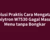 Solusi Praktis Cara Mengatasi Polytron W7530 Gagal Masuk Menu tanpa Bongkar