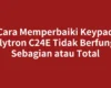 Cara Memperbaiki Keypad Polytron C24E Tidak Berfungsi Sebagian atau Total
