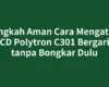 Langkah Aman Cara Mengatasi LCD Polytron C301 Bergaris tanpa Bongkar Dulu