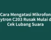 Cara Mengatasi Mikrofon Polytron C203 Rusak Mulai dari Cek Lubang Suara